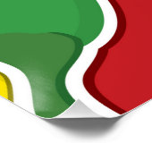 Schimmels lichte Spaanse peper Perfect Poster (Hoek)