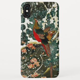 Schimmels, pijnbomen, Rozen, Japanse bloemen iPhone XS Max Hoesje