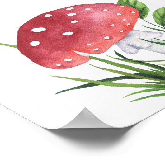 Schimmels - snoep en behandelt baby shower poster (Hoek)