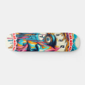 Schimmig droombeeld skateboard (Horizontaal)
