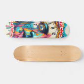 Schimmig droombeeld skateboard (Horizontaal)