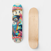 Schimmig droombeeld skateboard (Voorkant)