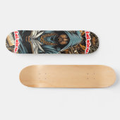 Schimmig geletterd skateboard (Horizontaal)