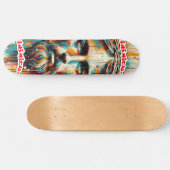 Schimmig gezicht van Christus Skateboard (Horizontaal)
