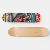 Schimmig weerwolf skateboard (Horizontaal)