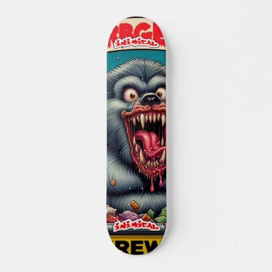 Schimmig weerwolf skateboard (Voorkant)