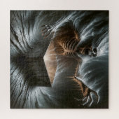 schimmige entiteit die vrijuit gaat legpuzzel (Horizontaal)