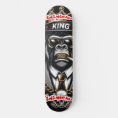 Schimmige Koning Gangster Gorilla Skateboard (Voorkant)