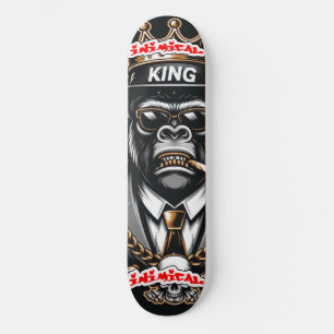 Schimmige Koning Gangster Gorilla Skateboard