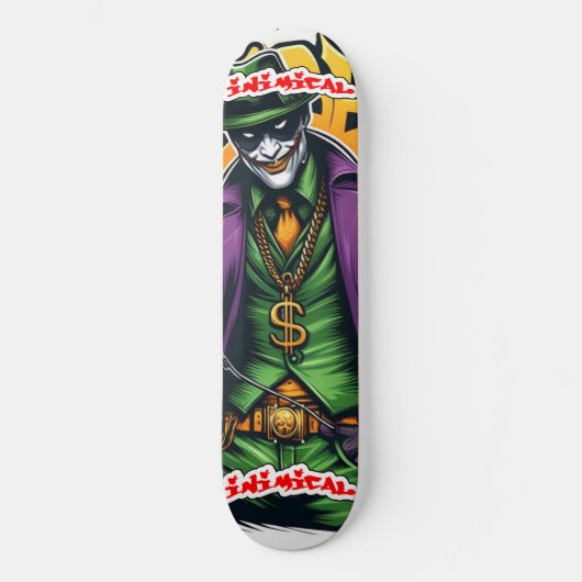 Schimmige raadsels skateboard (Voorkant)