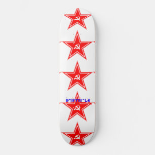 Schimmige Sovjet-ster Skateboard