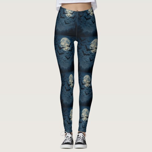 schimmige spaken leggings (Voorkant)