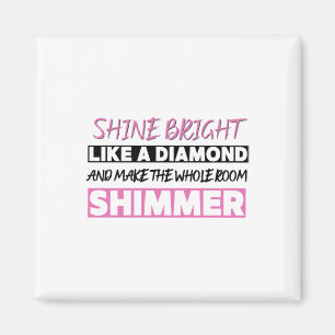 Schine helder als een diamant magneet