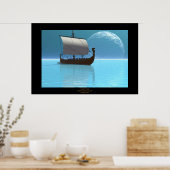 SCHIP 2 AFDRUKKEN VITEREN POSTER (Keuken)