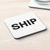 schip bier onderzetter (Linkerzijde)