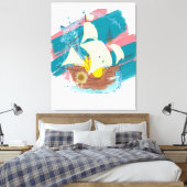 schip canvas afdruk (Insitu (Slaapkamer))