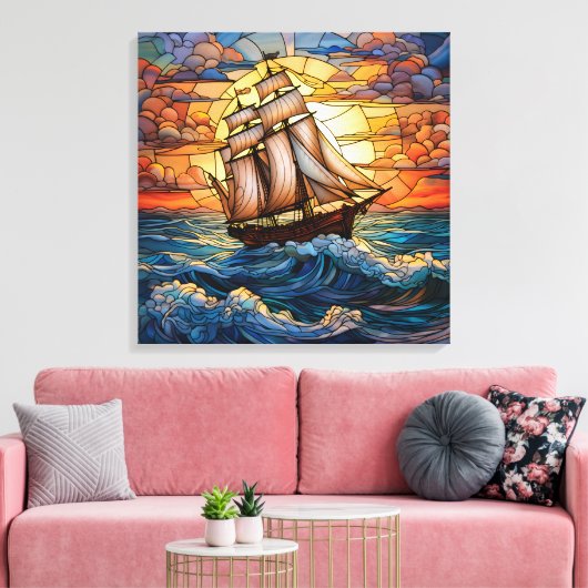 Schip Canvas Art (Insitu (Woonkamer))