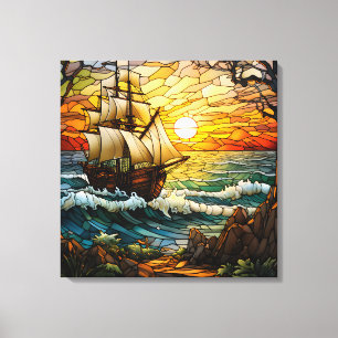 Schip Canvas Art Afdruk