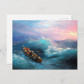 Schip door Ivan Aivazovsky Briefkaart (Voorkant / Achterkant)