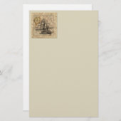  schip en kaart (Voorkant / Achterkant)