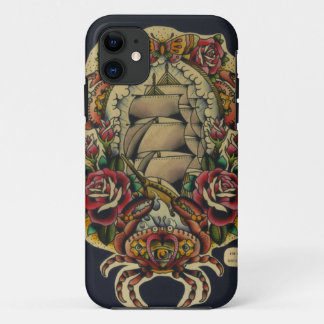 schip en krabben iPhone 11 hoesje