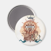  schip geacht magneet (Voorkant / Achterkant)