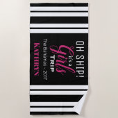 Schip! Het is een meidenreis Strandlaken (Voorkant)