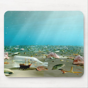 Schip-in-a-Bottle Wreck Mousepad Muismat