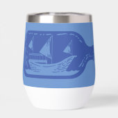 Schip in de fles (Achterkant)