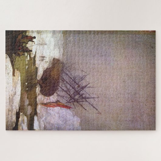 Schip in de Noordelijke IJszee – Caspar David Frie Legpuzzel (Horizontaal)