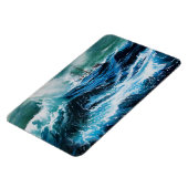 Schip in de zee in storm magneet (Linkerzijde)