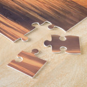  schip in de zonsondergang legpuzzel (Zijkant)