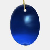 Schip in het Zee in Storm Keramisch Ornament (Achterkant)