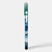 Schip in het Zee in Storm / marineblauw Case-Mate iPhone Case (Achterkant / Links)