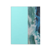 Schip in het Zee in Storm Notitieblok (Gedraaid)