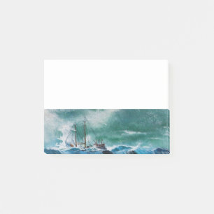 Schip in het Zee in Storm Post-it® Notes