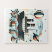 Schip Legpuzzel (Horizontaal)