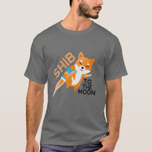 Schip naar de maan: Shiba Inu Coin Shiba Token Shi T-shirt
