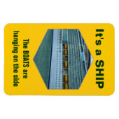 Schip of boot magneet (Horizontaal)