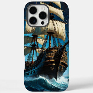 Schip onder sterrenhemel iPhone 16 pro max hoesje