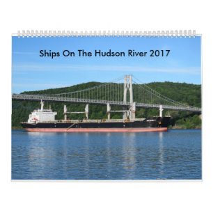 Schip op de Hudson rivier 2017 Kalender