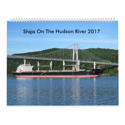 Schip op de Hudson rivier 2017 Kalender (Hoes)
