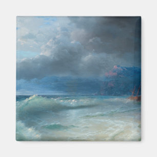 Schip op een Stormy Morning, Aivazovsky Magneet