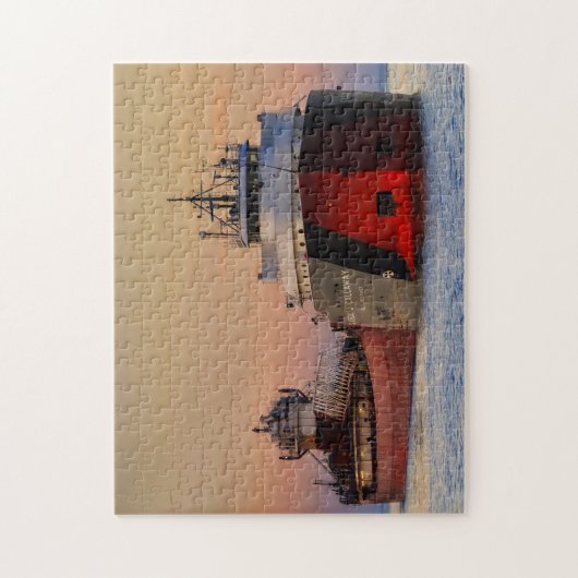 Schip op Lake Superior Legpuzzel (Verticaal)