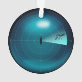 Schip Sonar Screen Kraken Giant Squid Nautical Ornament (achterkant)