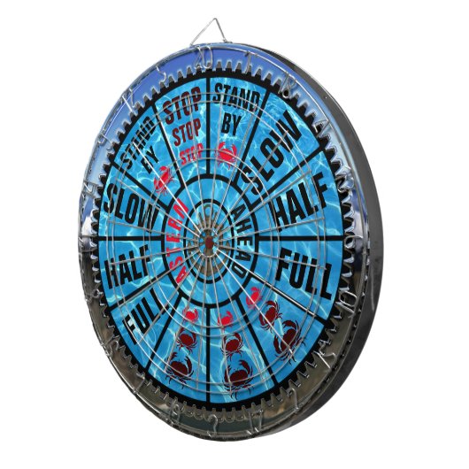 Schip-telegraph Nautical Thmed Dartboard Dartbord (Voorkant Rechts)