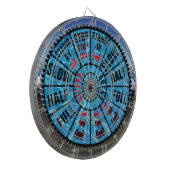 Schip-telegraph Nautical Thmed Dartboard Dartbord (Voorkant Links)
