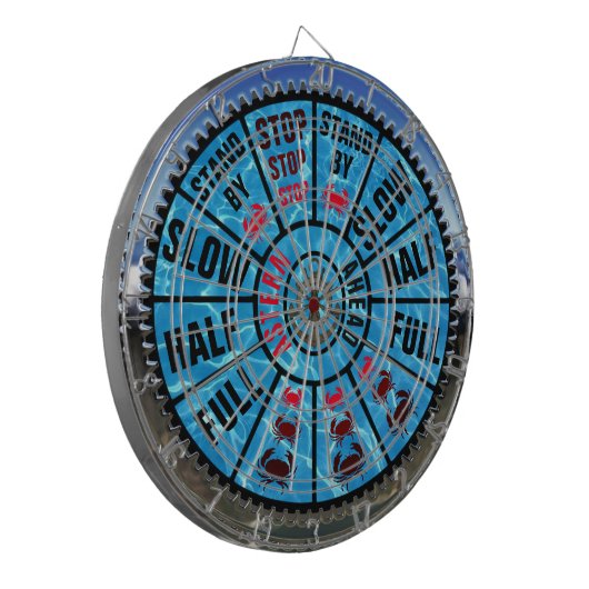 Schip-telegraph Nautical Thmed Dartboard Dartbord (Voorkant Links)