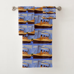 Schip Titanic badhanddoeken Bad Handdoek