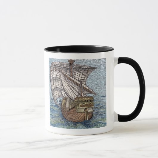 Schip van Columbus'Time' Mok (Rechts)